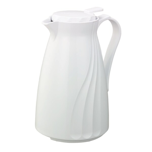 Twist N' Serve Coffee Carafe, 1L, BPA Free, Stackable, White